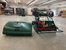 Load image into Gallery viewer, USED ALLETT BUCKINGHAM 30H PETROL REEL CYLINDER MOWER WITH TRAILING SEAT