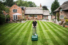 Load image into Gallery viewer, Allett Liberty 43 Battery Powered Quick Change Cartridge Reel Mower with 6 Blade Cutting Cylinder