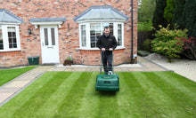 Load image into Gallery viewer, Allett Liberty 43 Battery Powered Quick Change Cartridge Reel Mower with 6 Blade Cutting Cylinder