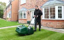 Load image into Gallery viewer, Allett Liberty 43 Battery Powered Quick Change Cartridge Reel Mower with 6 Blade Cutting Cylinder