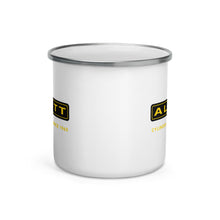 Load image into Gallery viewer, ALLETT Pro Cylinder Mowers Since 1965 Enamel Mug
