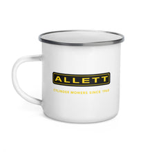 Load image into Gallery viewer, ALLETT Pro Cylinder Mowers Since 1965 Enamel Mug