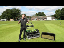 Load and play video in Gallery viewer, Allett Turf Rake Cartridge with Spring Tines for C-Range Machines