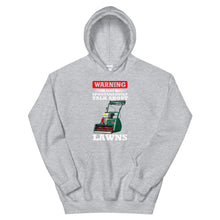 Load image into Gallery viewer, ALLETT Warning May Spontaneously Talk About Lawns Unisex Hoodie