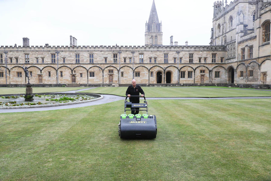 Christ Church, Oxford Purchase World's First Allett Uplift86E Battery Powered Rotary Mower