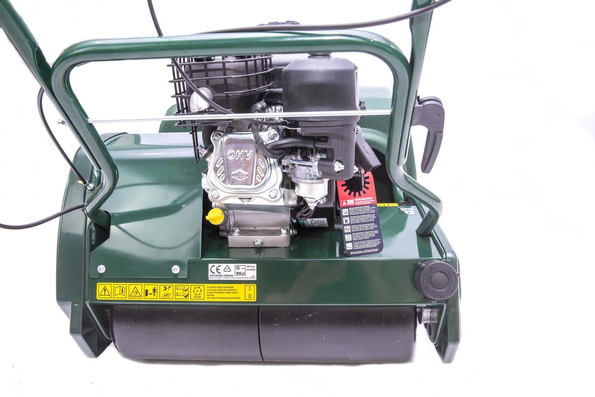 Excello gas powered reel mower, motor free - Hamilton-Maring Auction Group