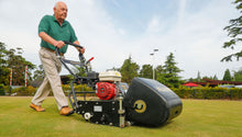 Load image into Gallery viewer, Allett C-Range Gas Powered Quick Change Cartirdge Reel Cylinder Mower
