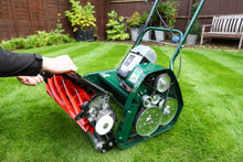 Load image into Gallery viewer, Allett Liberty 43 Battery Powered Quick Change Cartridge Reel Mower with 6 Blade Cutting Cylinder
