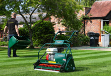 Load image into Gallery viewer, Allett Buckingham Petrol Reel Cylinder Mower
