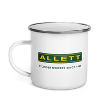 Load image into Gallery viewer, ALLETT Cylinder Mowers Since 1965 Enamel Mug

