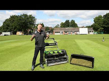 Load and play video in Gallery viewer, Allett Turf Rake Cartridge with Spring Tines for C-Range Machines
