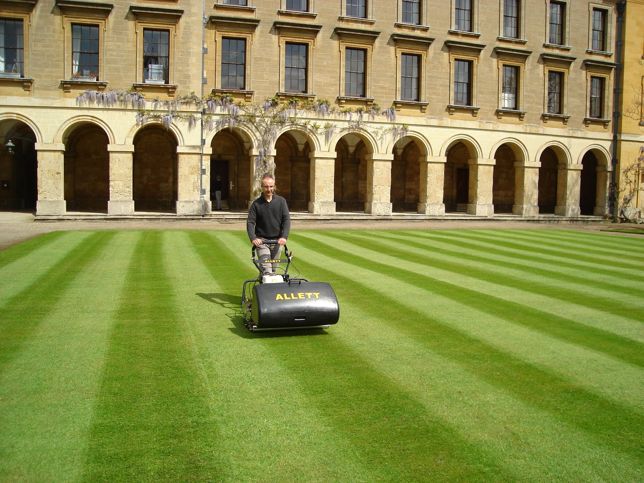 Allett Tournament Gas Powered Reel Cylinder Mower with Honda